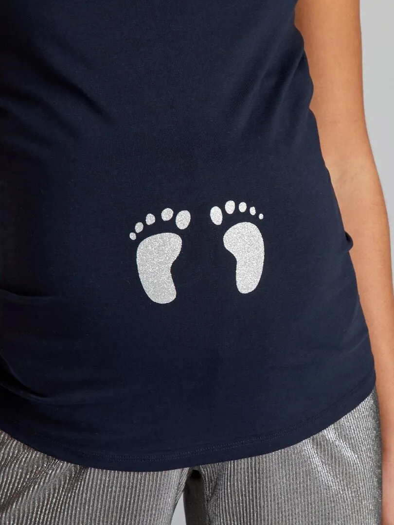 CAMISETA PREMAMá  AZUL