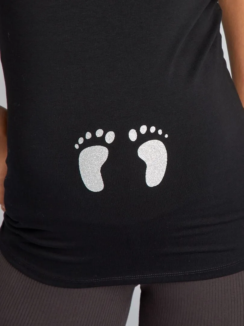 CAMISETA PREMAMá  NEGRO