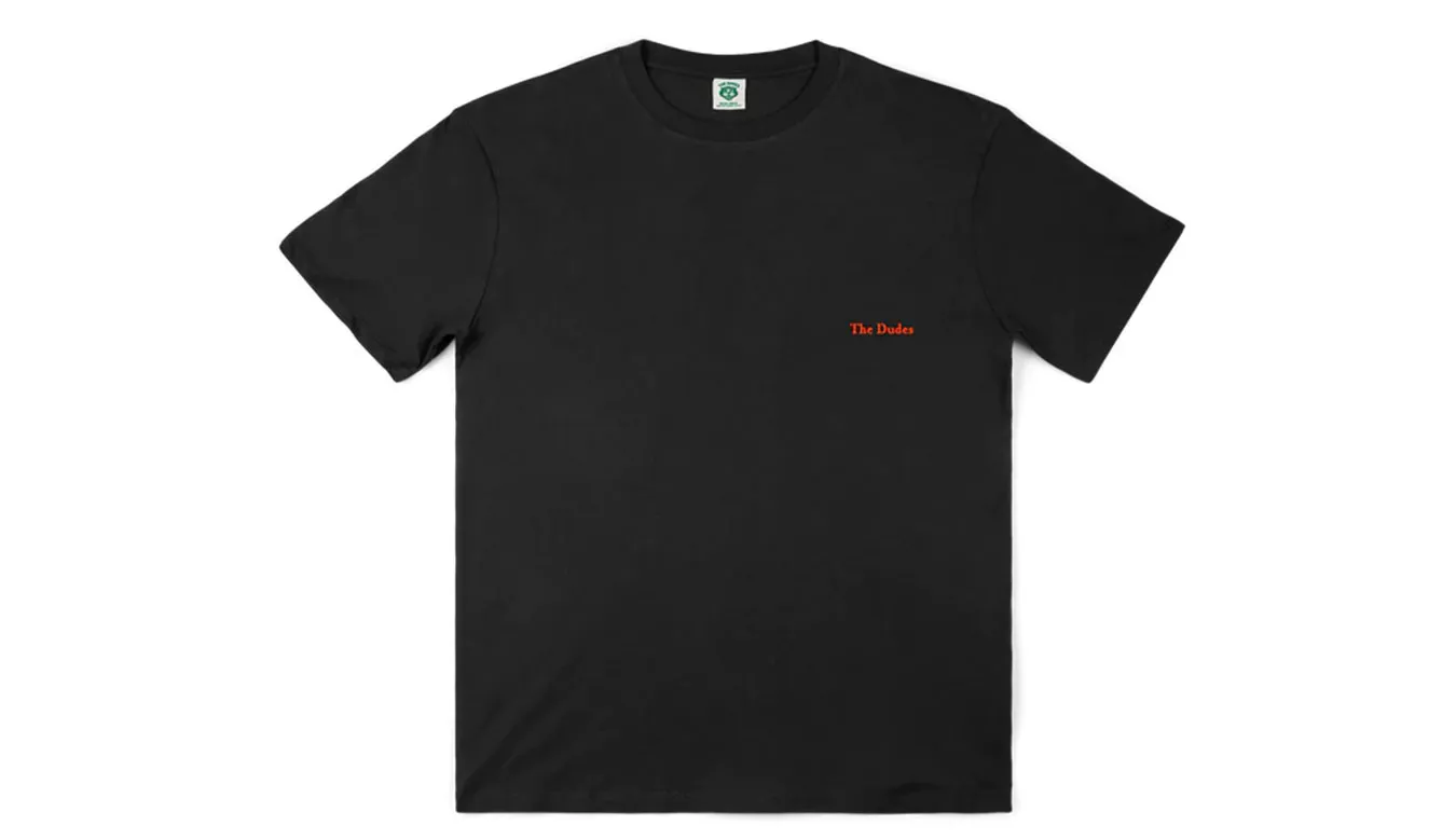 CAMISETA THE DUDES MANGA CORTA PARA HOMBRE DEAD HAND REF.18602FW23 BLACKNEGRO