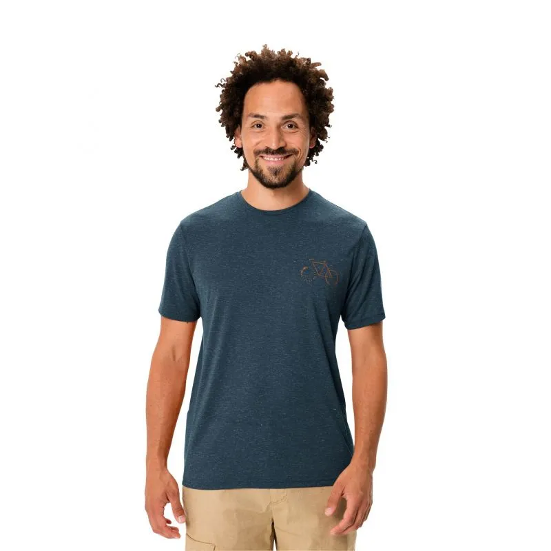 Camiseta Vaude Mineo II (mar oscuro) para hombre