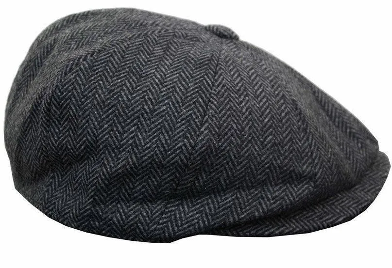 Capa de periódico de tweed de Herringbone para hombres