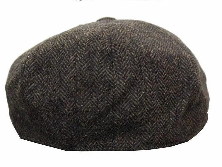 Capa de periódico de tweed de Herringbone para hombres