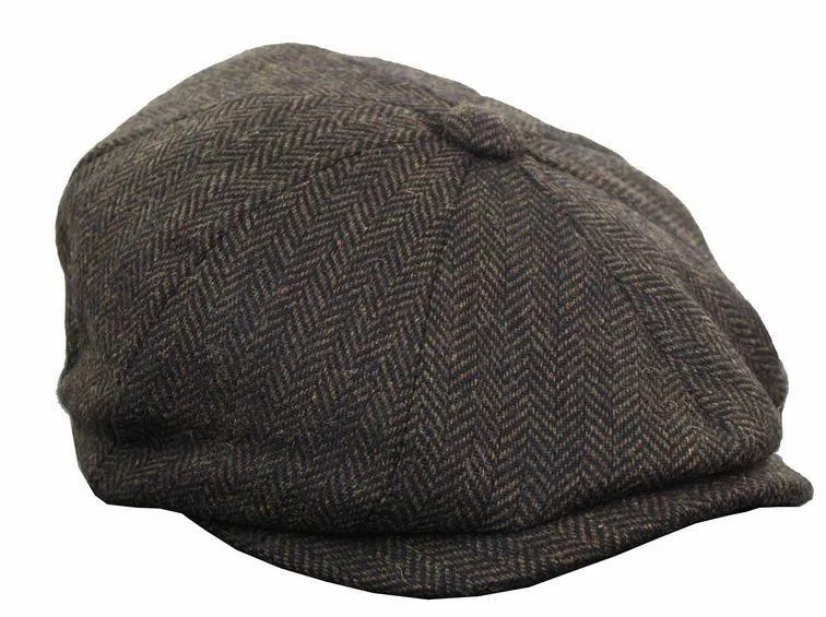 Capa de periódico de tweed de Herringbone para hombres