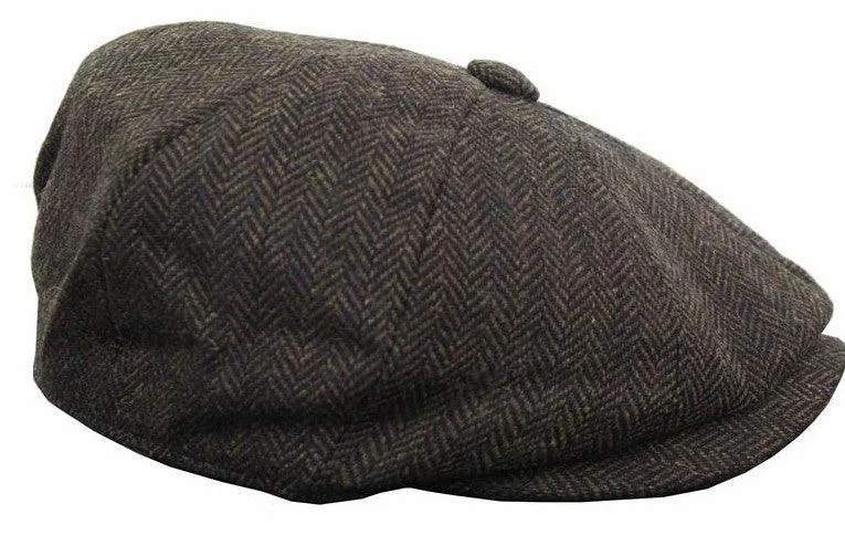 Capa de periódico de tweed de Herringbone para hombres