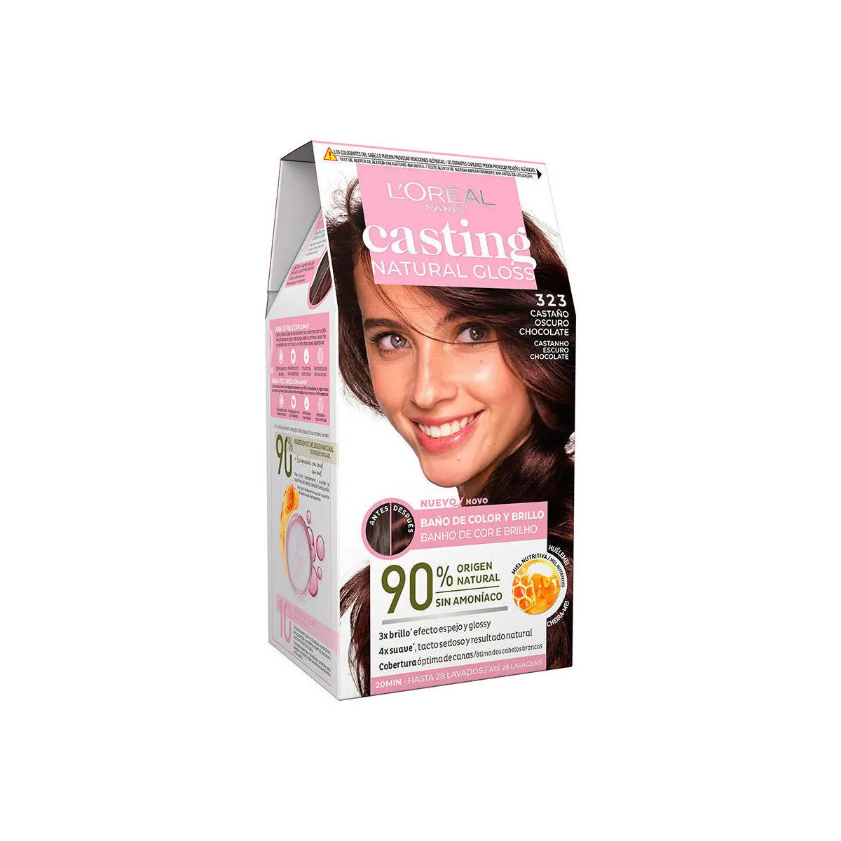 CASTING NATURAL GLOSS 323CASTAñO OSCURO CHOCOLATE