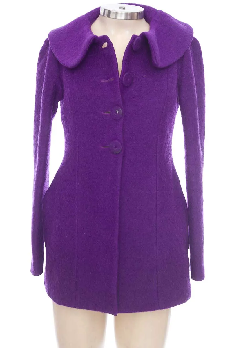CHAQUETA / ABRIGO COLOR MORADO  EXSS