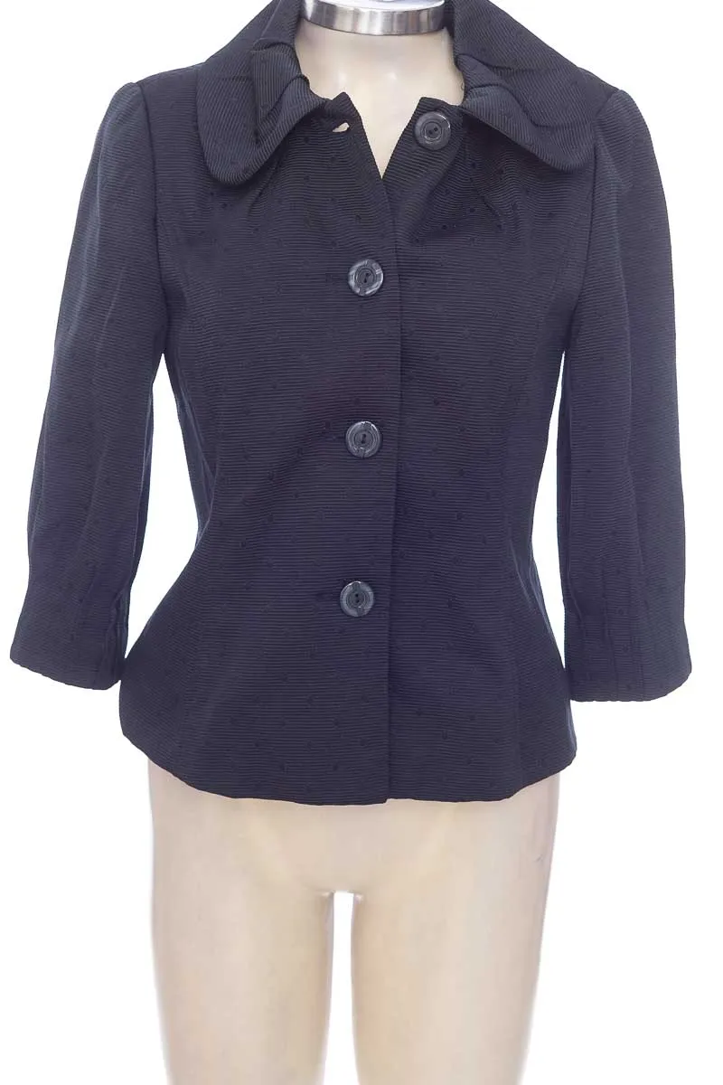 CHAQUETA / ABRIGO COLOR NEGRO  ATELIER