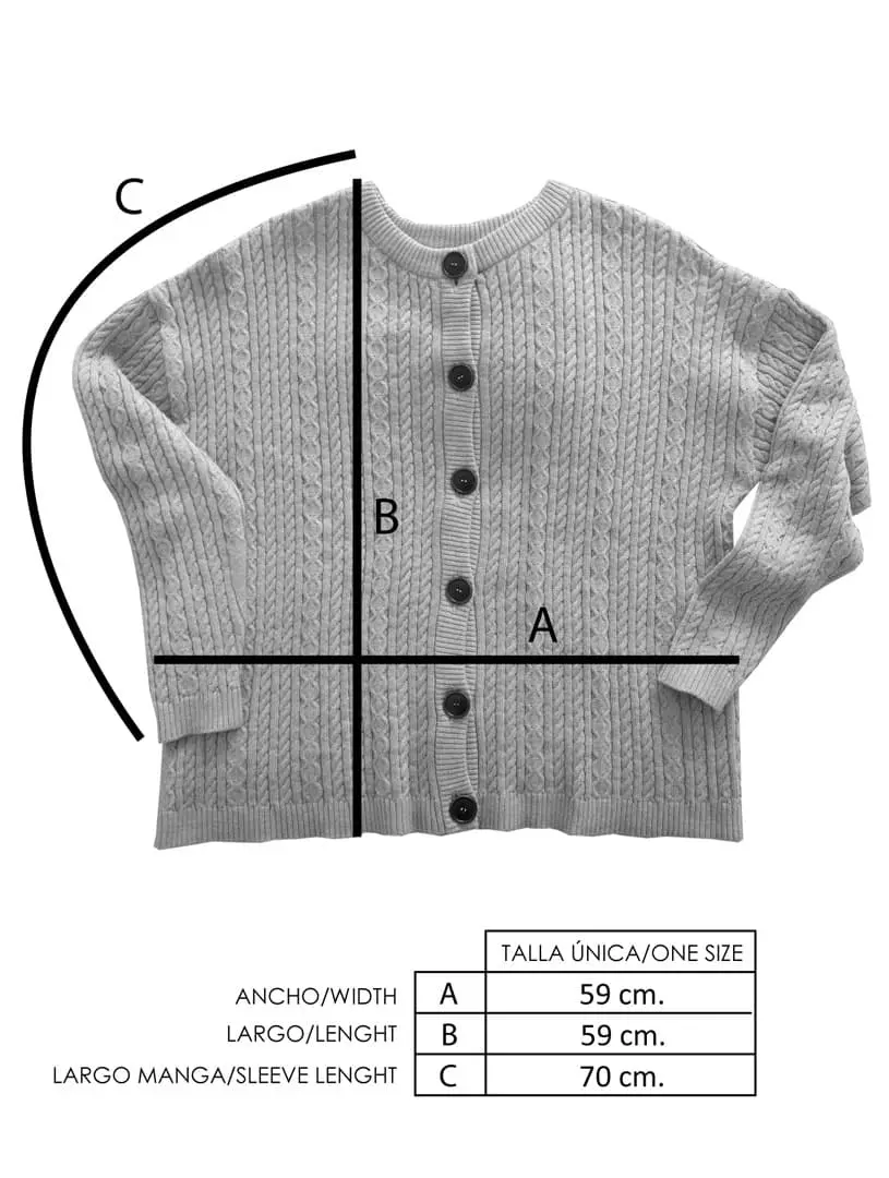 Chaqueta de ochos color lavanda