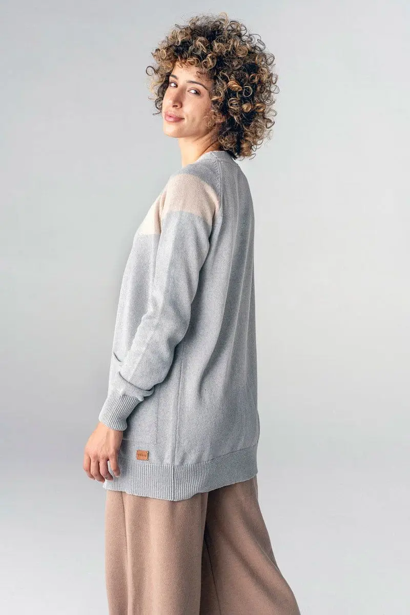 Chaqueta de punto mujer con botones