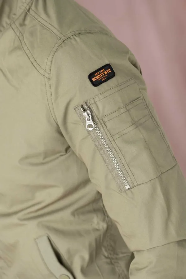 Chaqueta Hombre Schott Kenny Sage Kaki