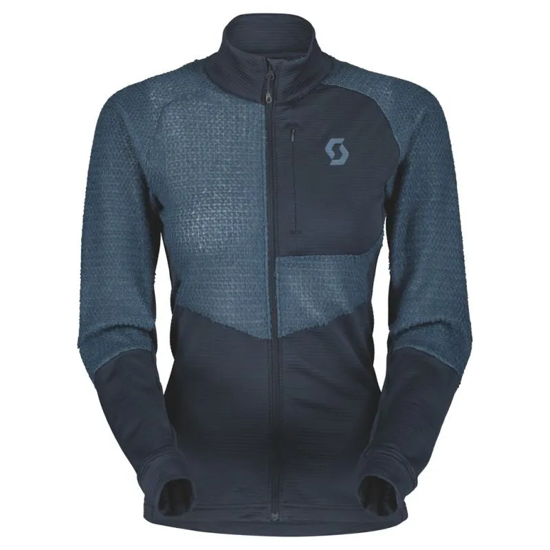 Chaqueta polar para mujer Scott Explorair Alpha Raw (azul metálico/azul oscuro)