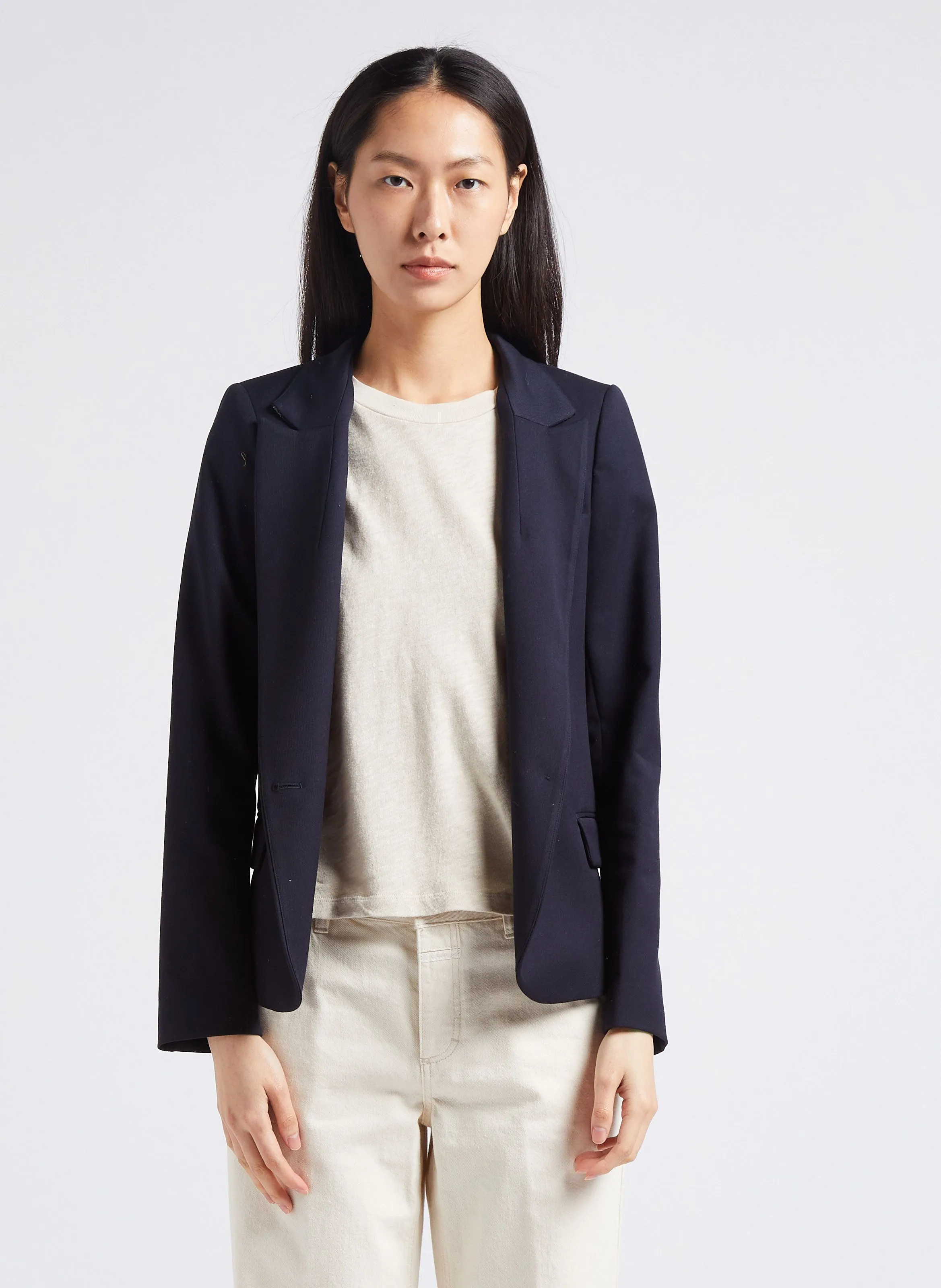 Chaqueta sastre ajustada en azul