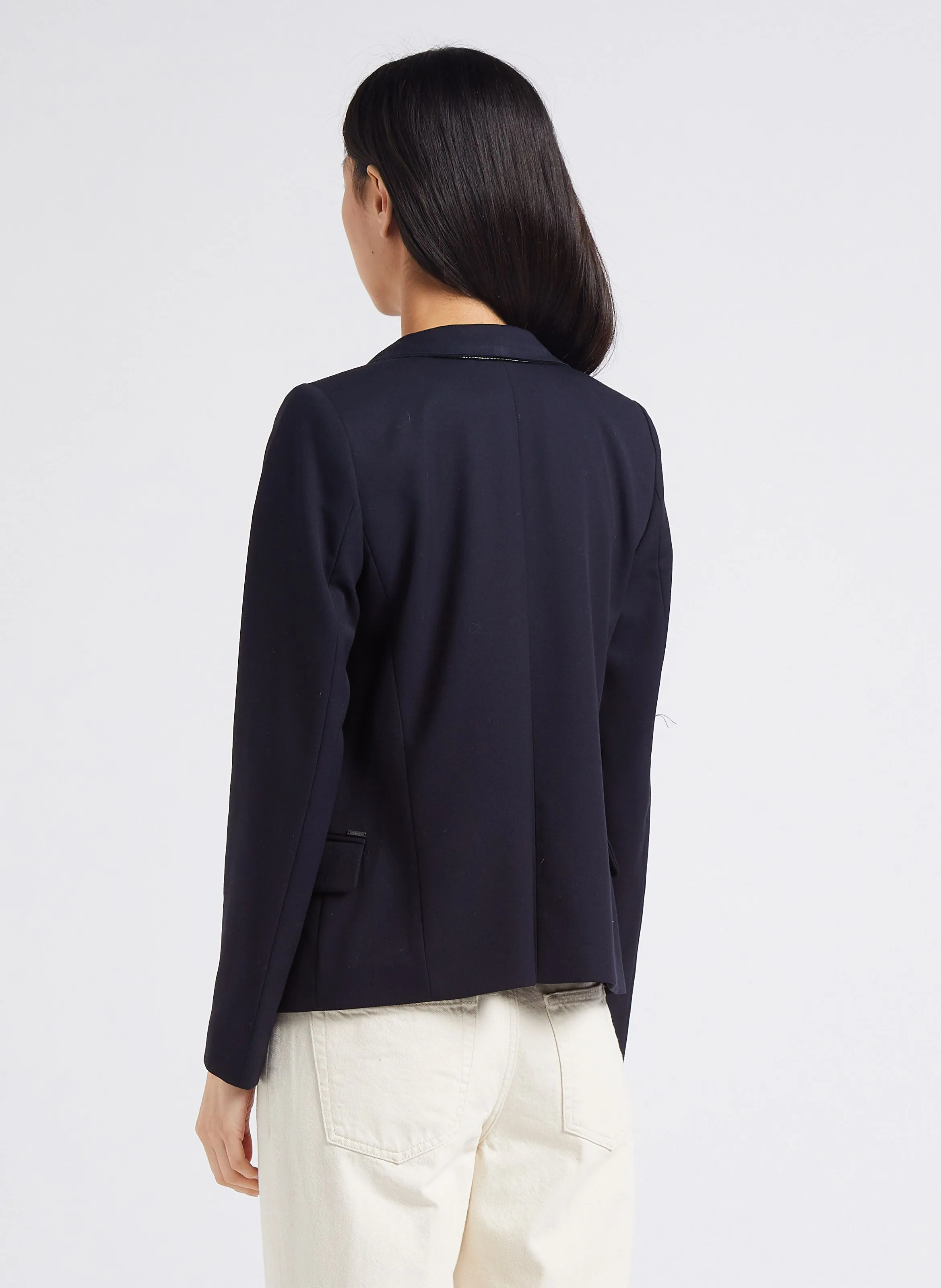 Chaqueta sastre ajustada en azul