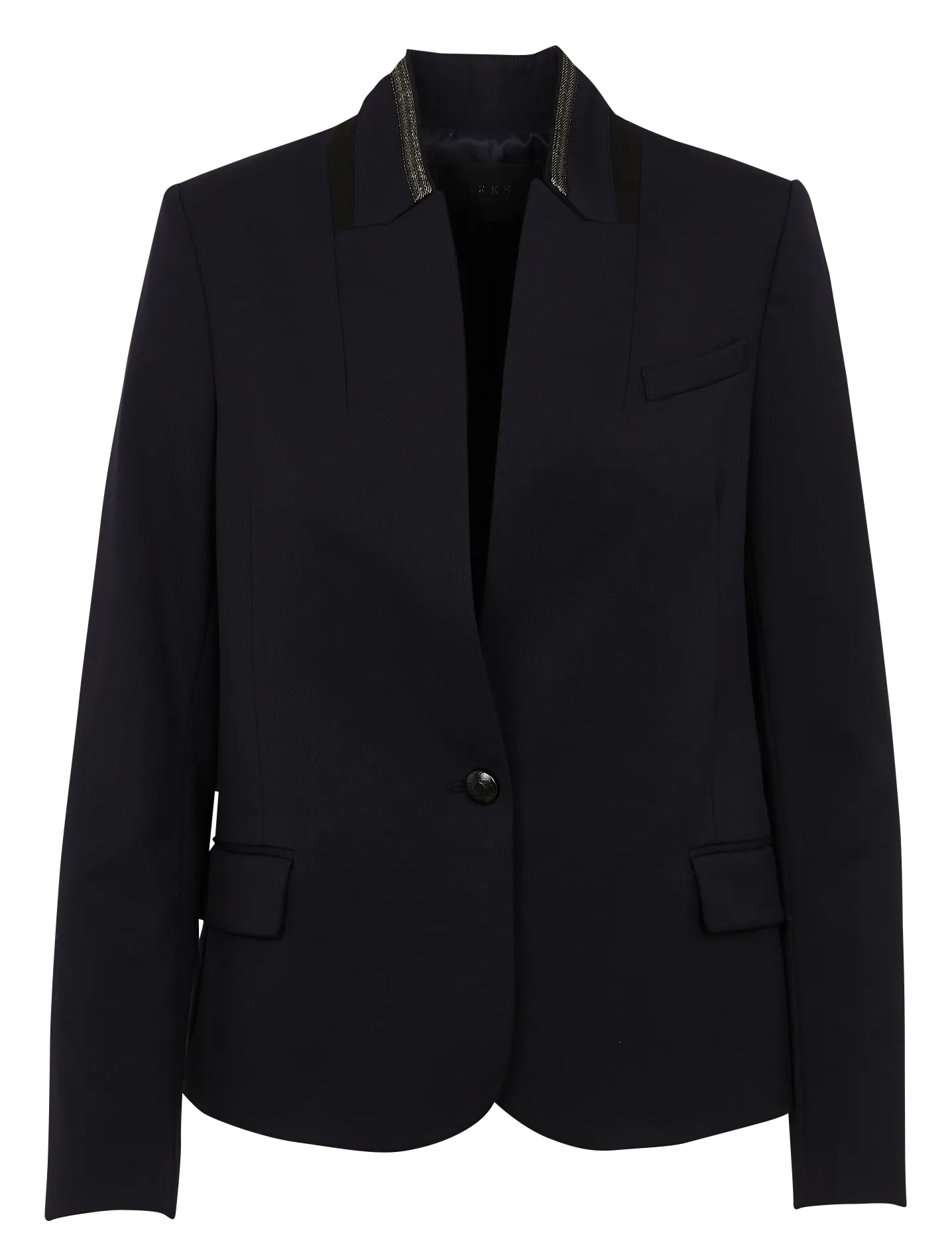 Chaqueta sastre ajustada en azul