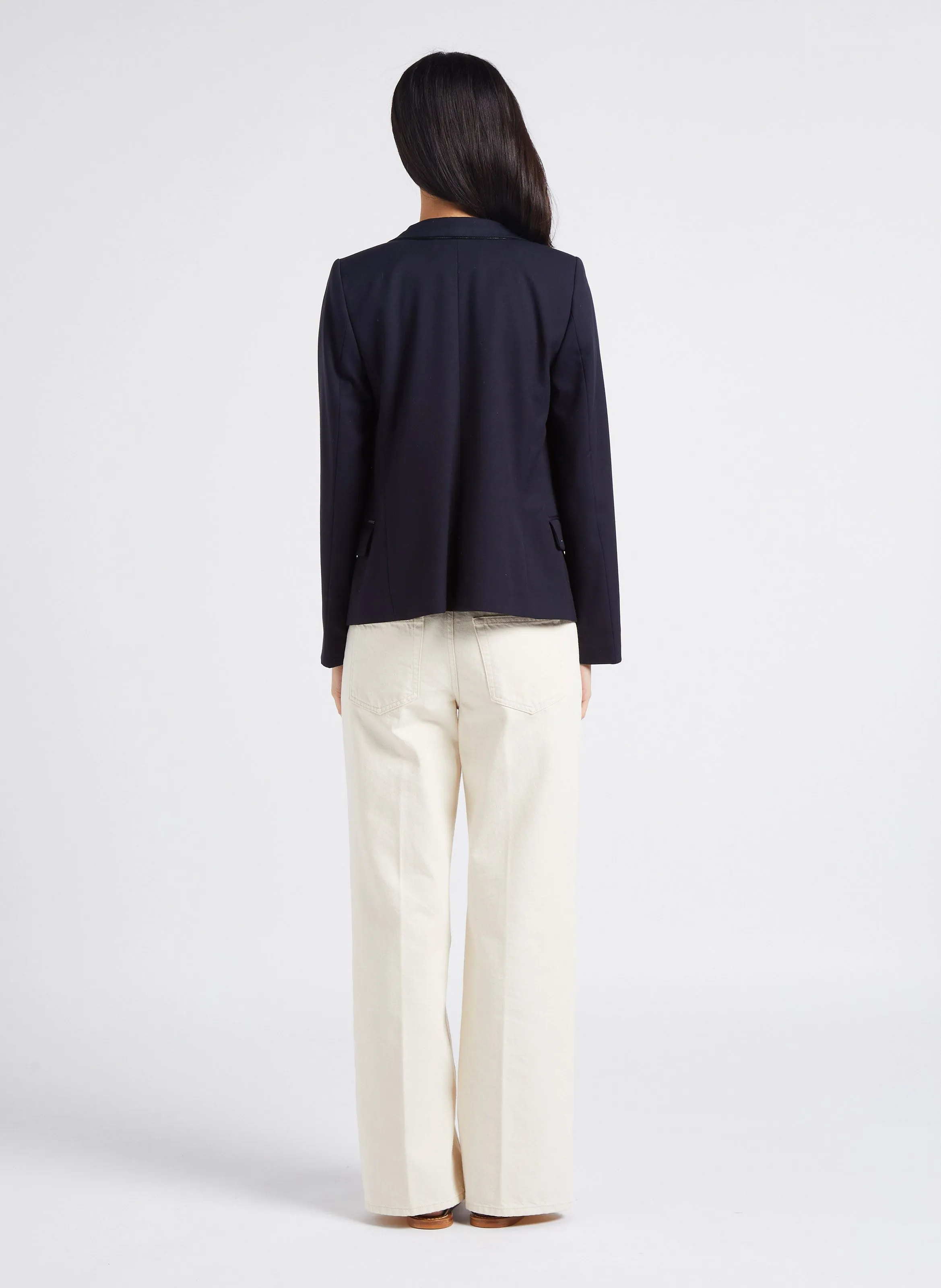Chaqueta sastre ajustada en azul