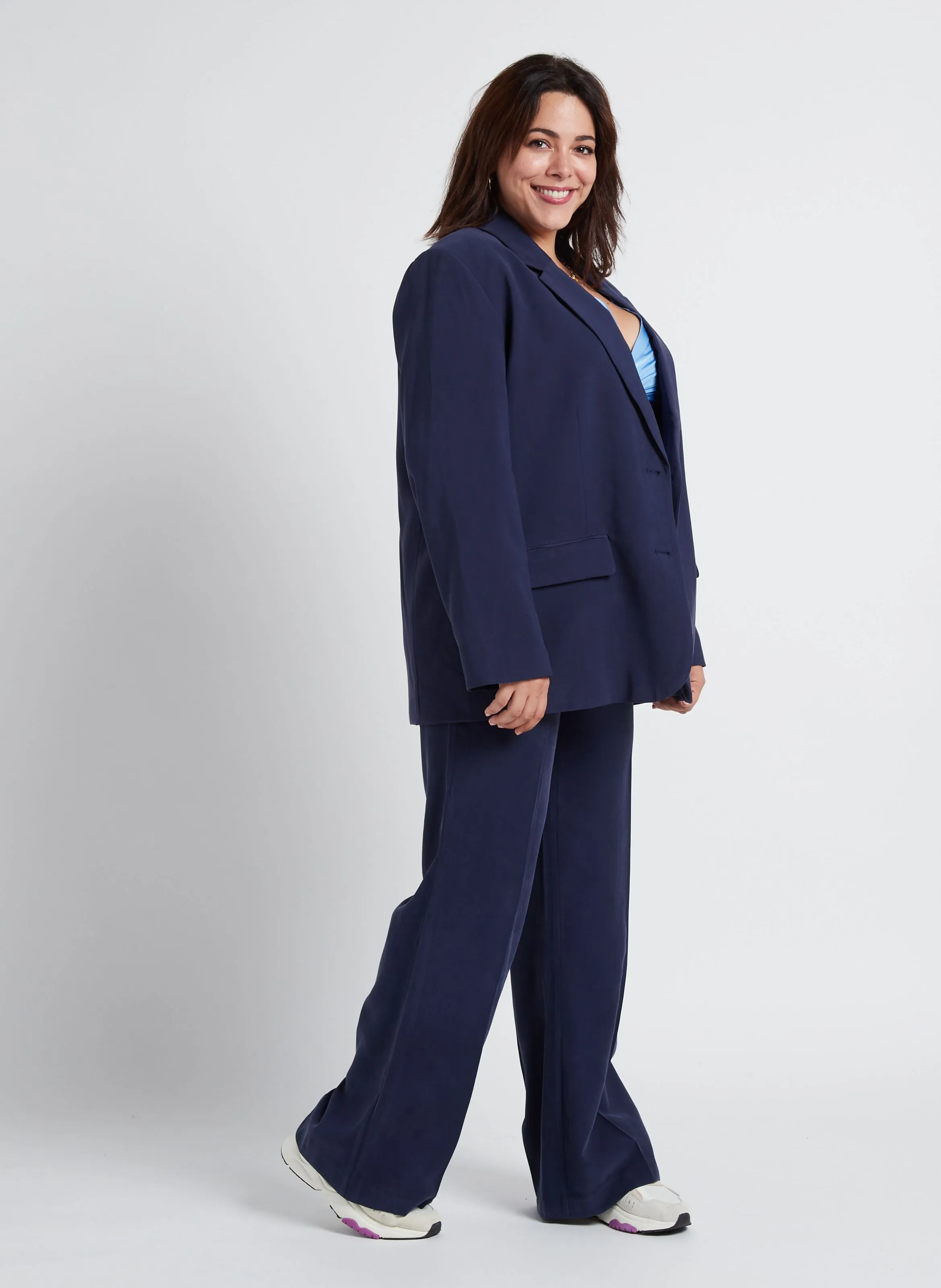Chaqueta sastre en azul