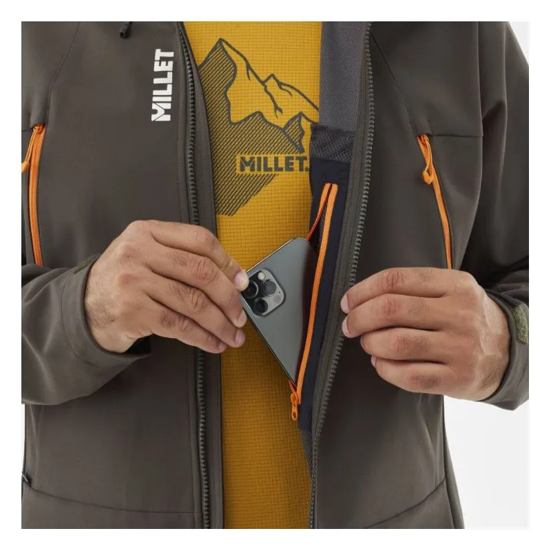 Chaqueta softshell para hombre Millet K Absolute Shield Jacket (Deep Jungle)
