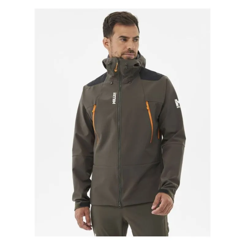 Chaqueta softshell para hombre Millet K Absolute Shield Jacket (Deep Jungle)