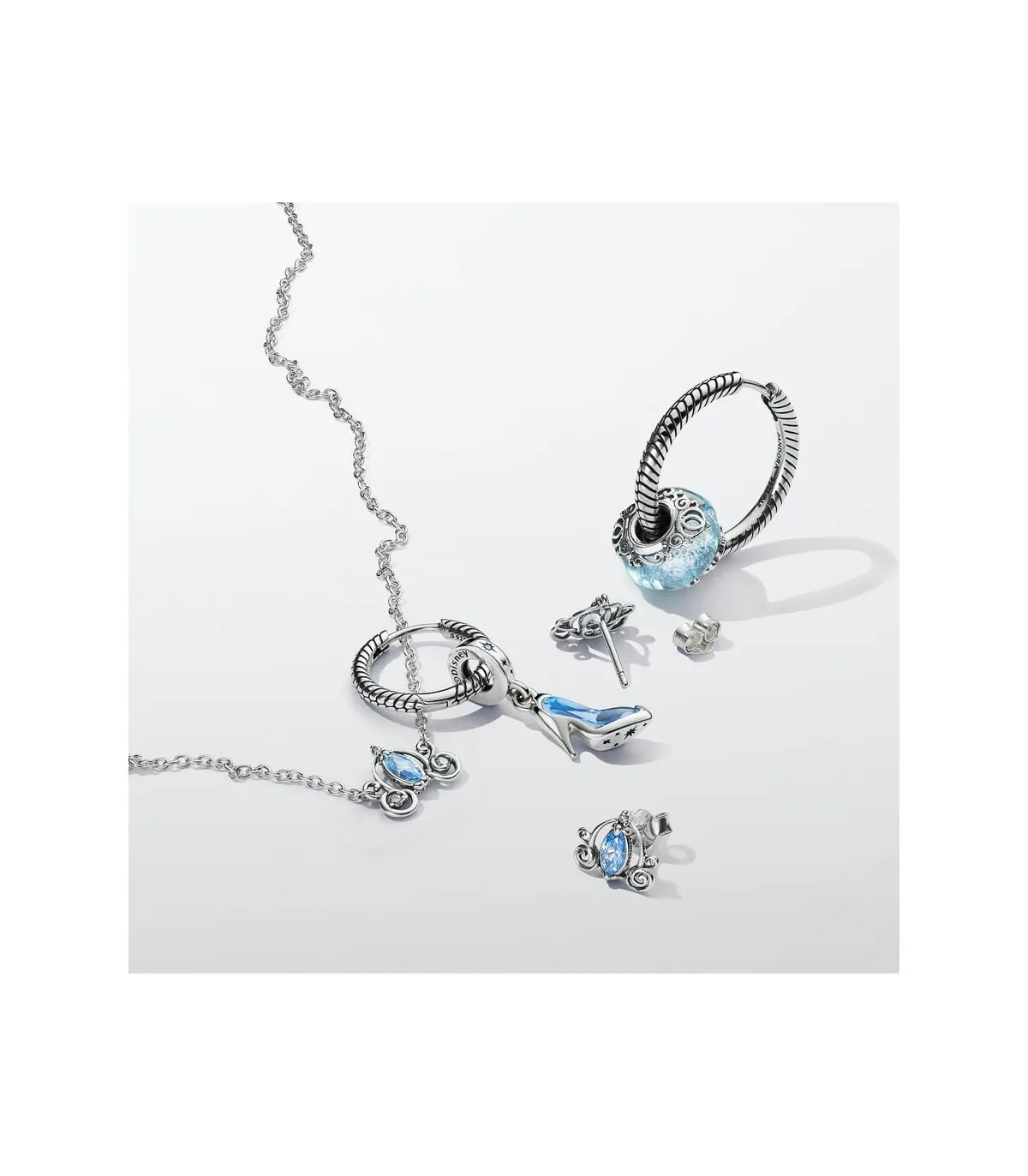 CHARM COLGANTE PANDORA ZAPATO DE CRISTAL DE LA CENICIENTA DE DISNEY  793071C01