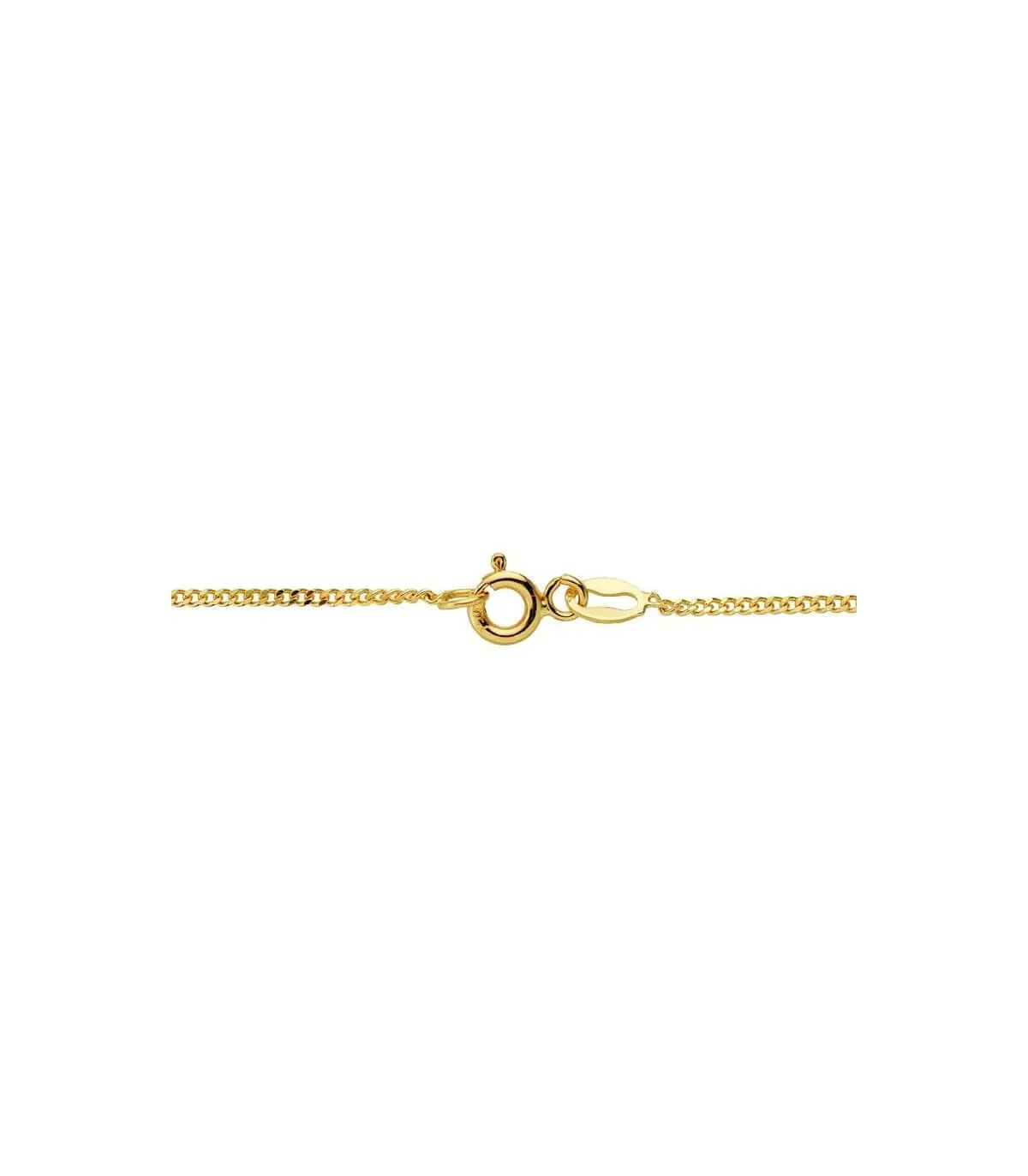 Chaîne Gourmette 1mm Or 18 K 60cm