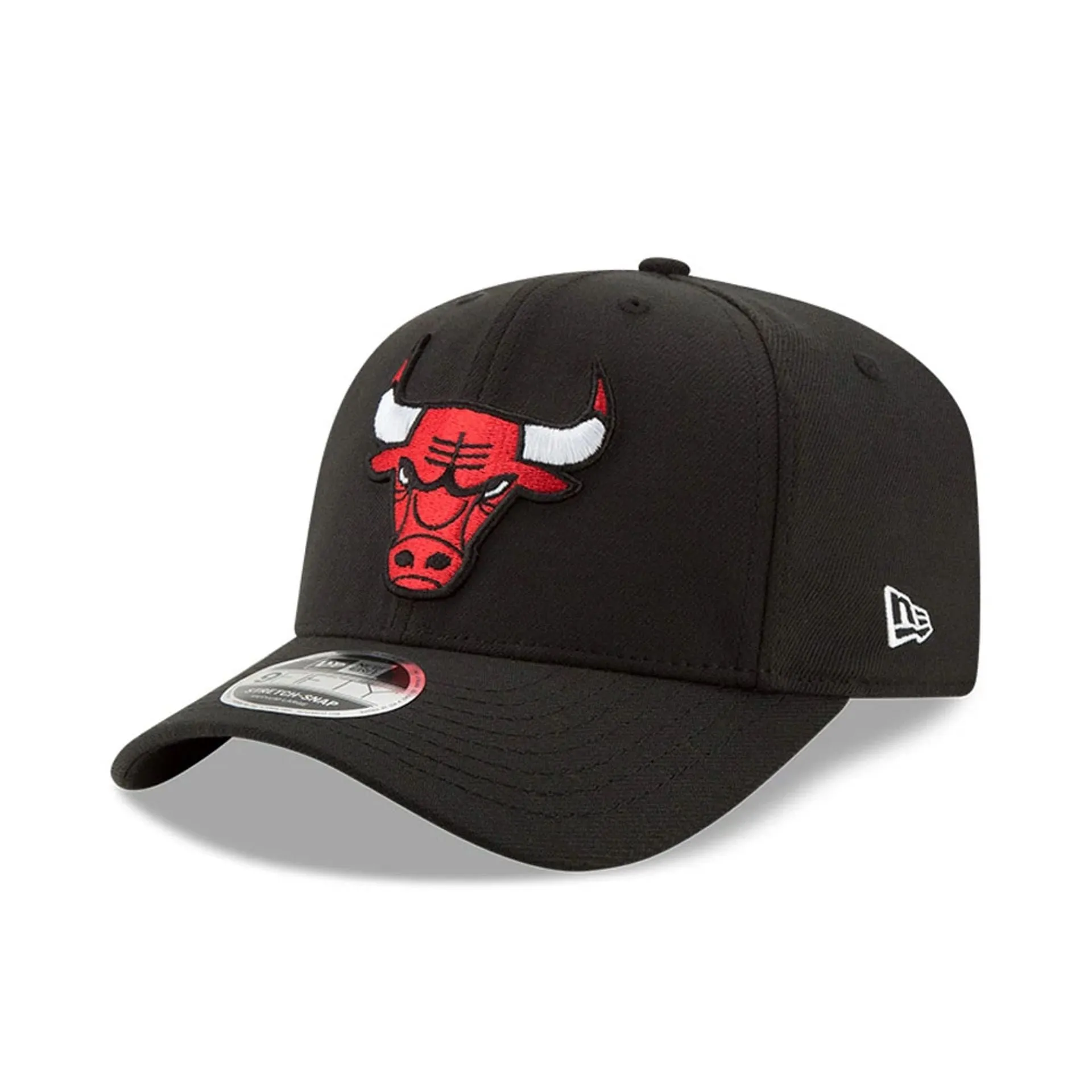 Chicago Bulls Gorra Snap Cap Negra 9FIFTY Stretch