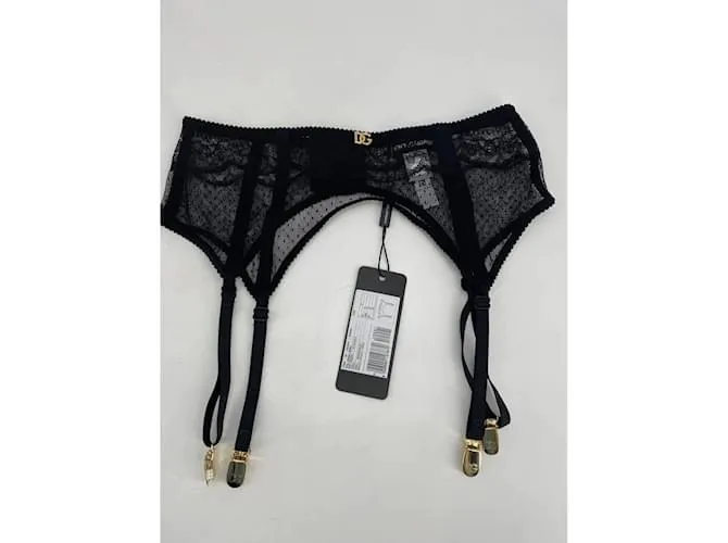 DOLCE & GABBANA Camiseta de lencería.  poliamida Negro 
