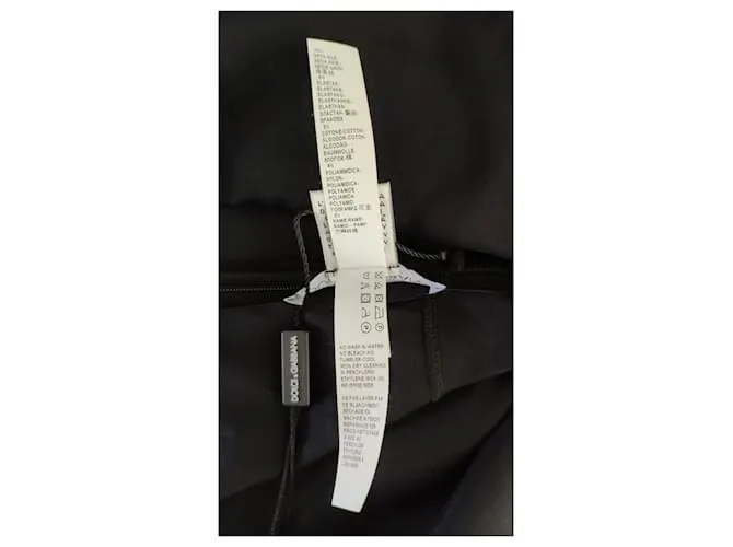 Dolce & Gabbana TOP LENCERÍA DOLCE&GABBANA DE SATÉN CON ENCAJE Negro 