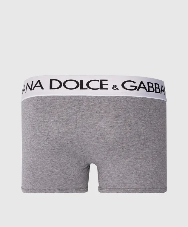 Dolce&Gabbana Gray logo boxer briefs