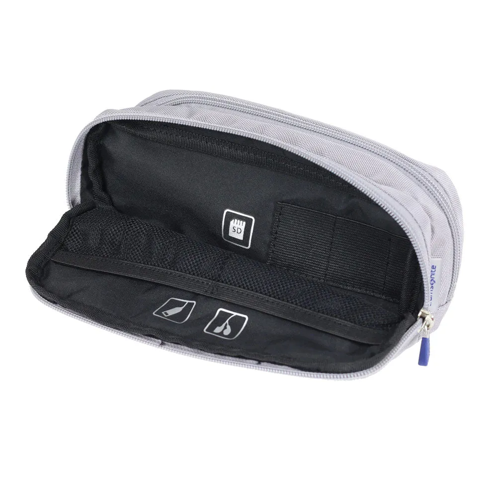 Estuche Global Travel Accessories Cable Case Eclipse Grey