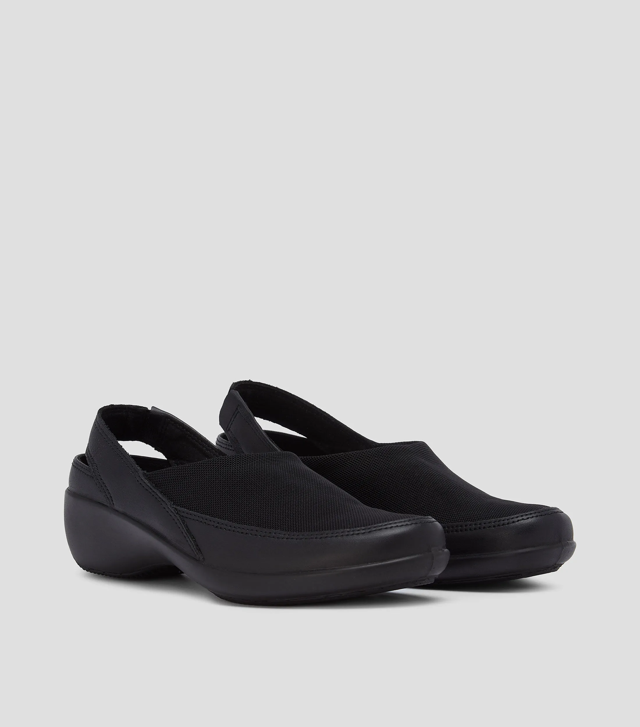 Flexi Zuecos Casuales Slingback Libra con tacón bajo ancho Mujer