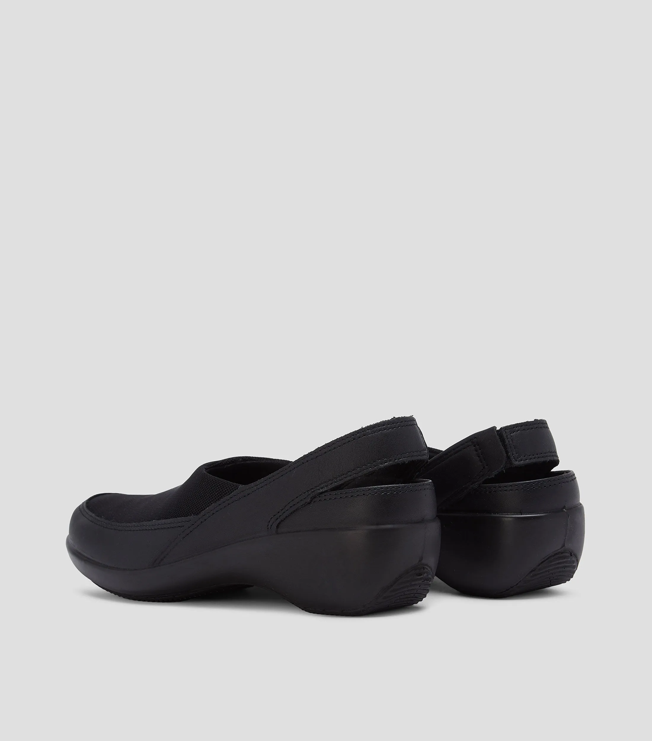 Flexi Zuecos Casuales Slingback Libra con tacón bajo ancho Mujer