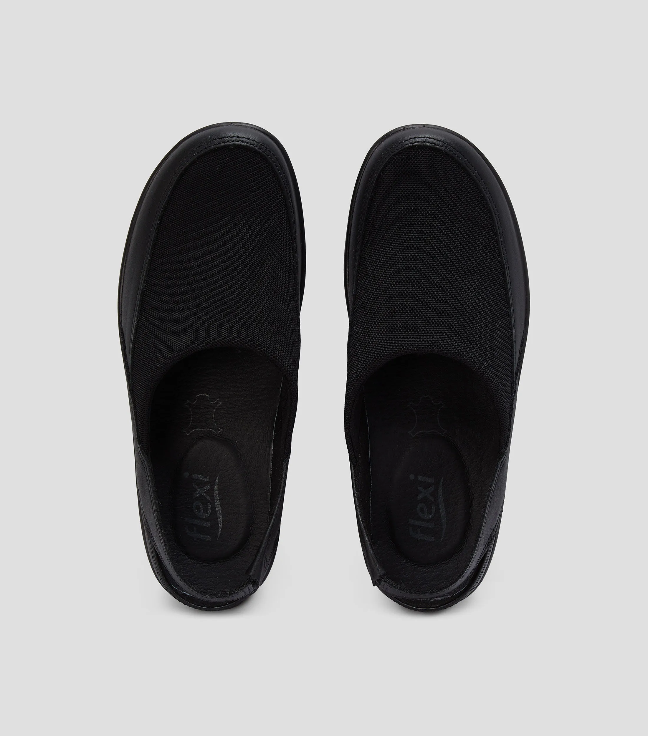 Flexi Zuecos Casuales Slingback Libra con tacón bajo ancho Mujer