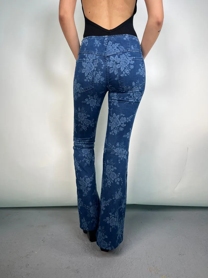 FREE PEOPLE Pantalón Mid Rise Flare Leg