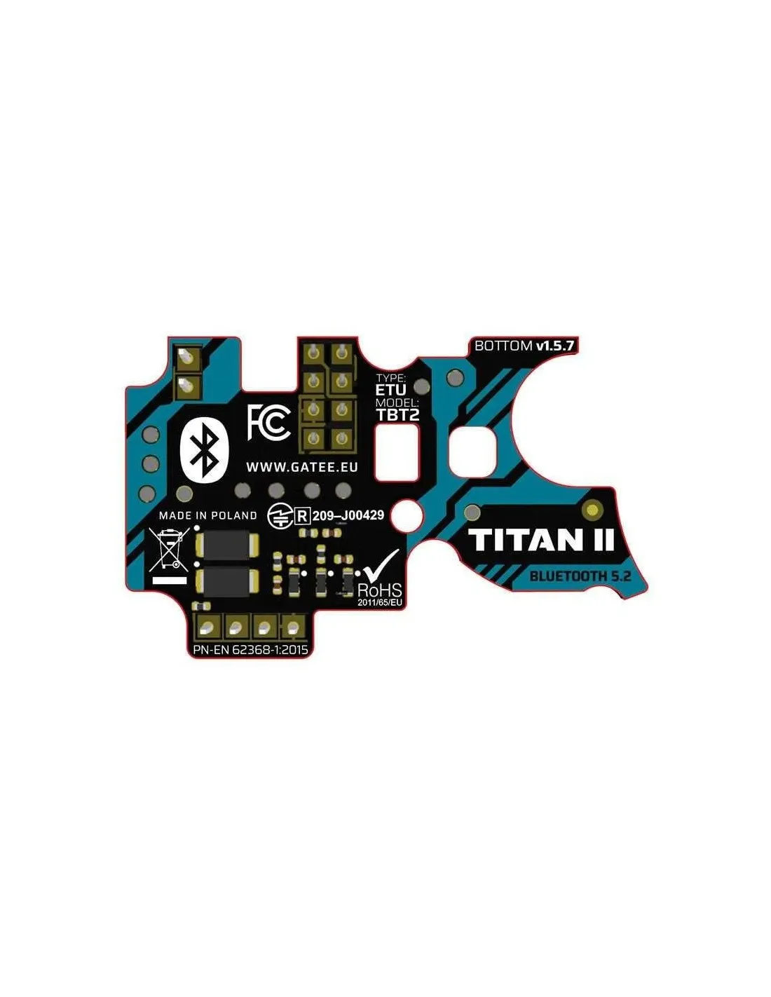 GATILLO ELECTRONICO TITAN II C. TRASERO BASIC  GATE