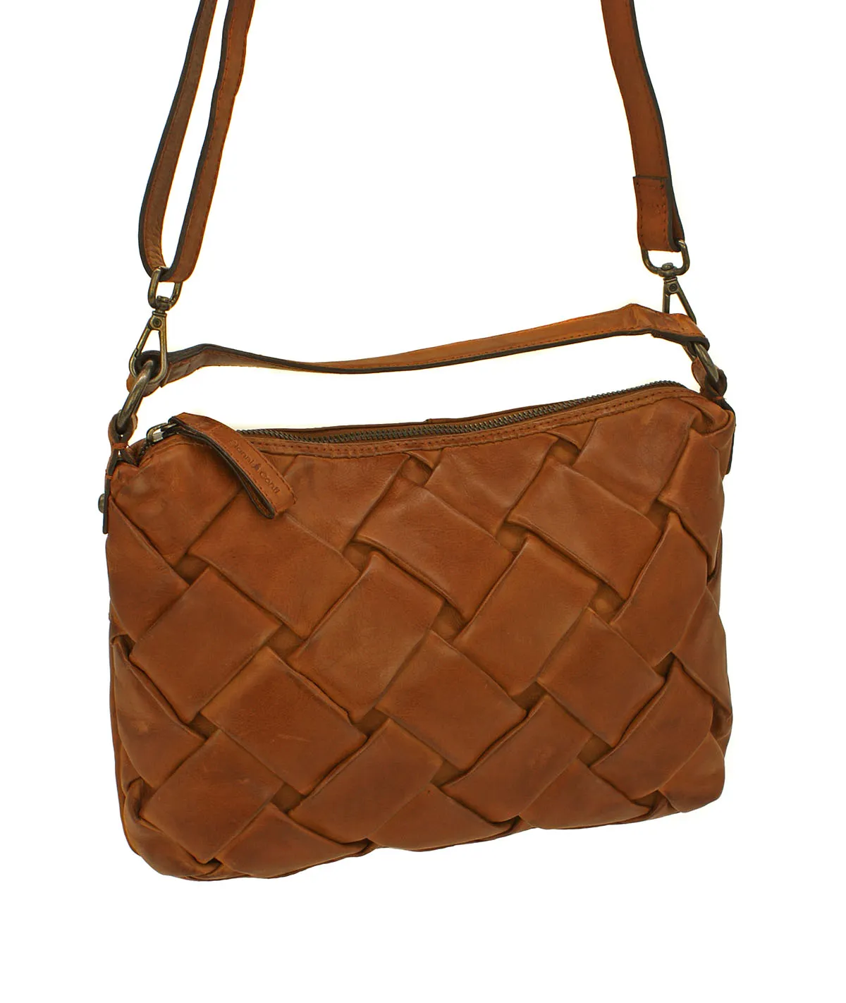 Geflochtene Ledertasche