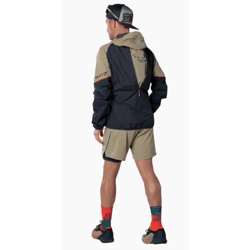 Hombres Dynafit Alpine Goretex trail jacket (rock Khaki)