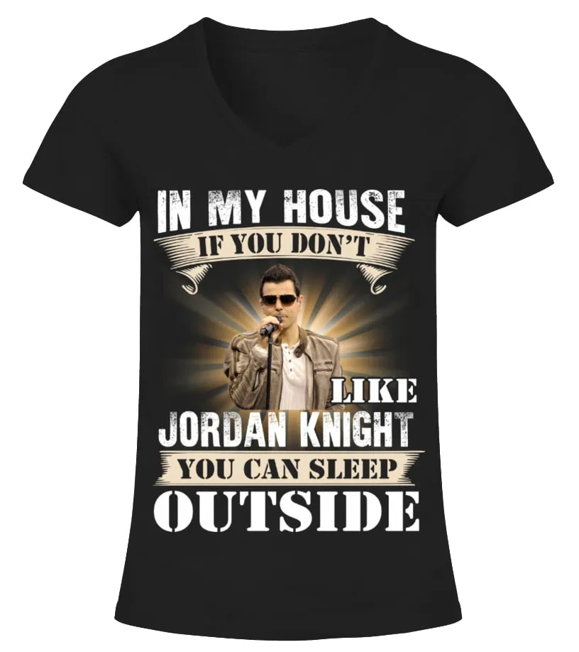 IF IT AIN'T JORDAN KNIGHT IT AIN'T MUSIC Camiseta cuello pico Mujer