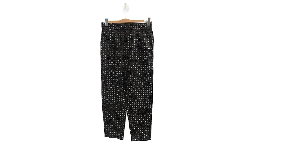 ISABEL MARANT Pantalón T.fr 36 Seda Negro 