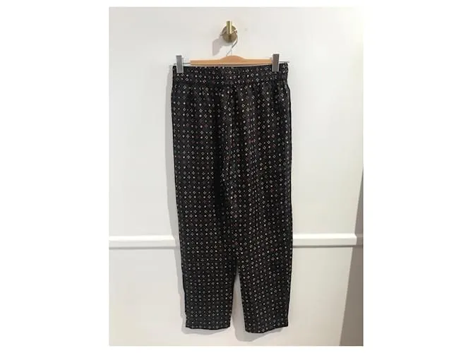 ISABEL MARANT Pantalón T.fr 36 Seda Negro 