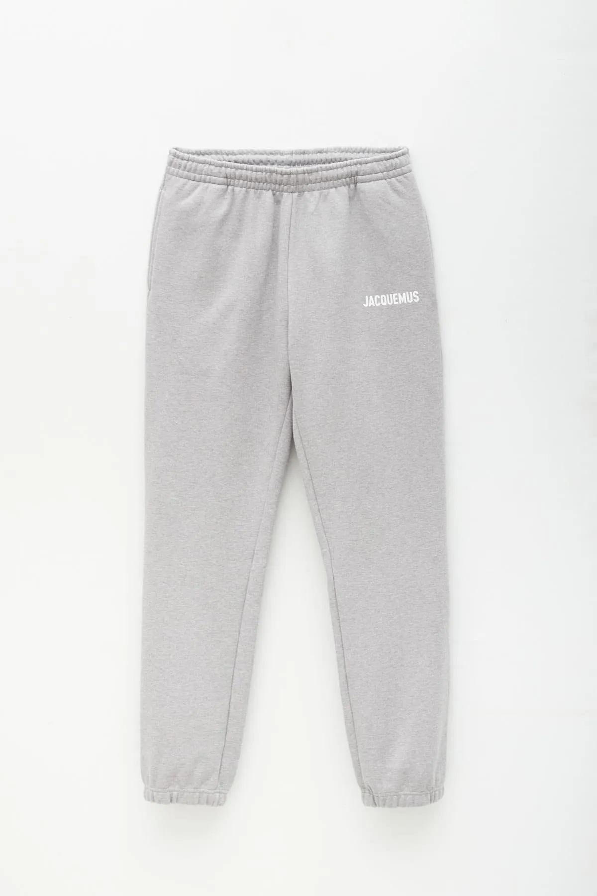 JACQUEMUS GREY MINI LOGO JOGGER PANT