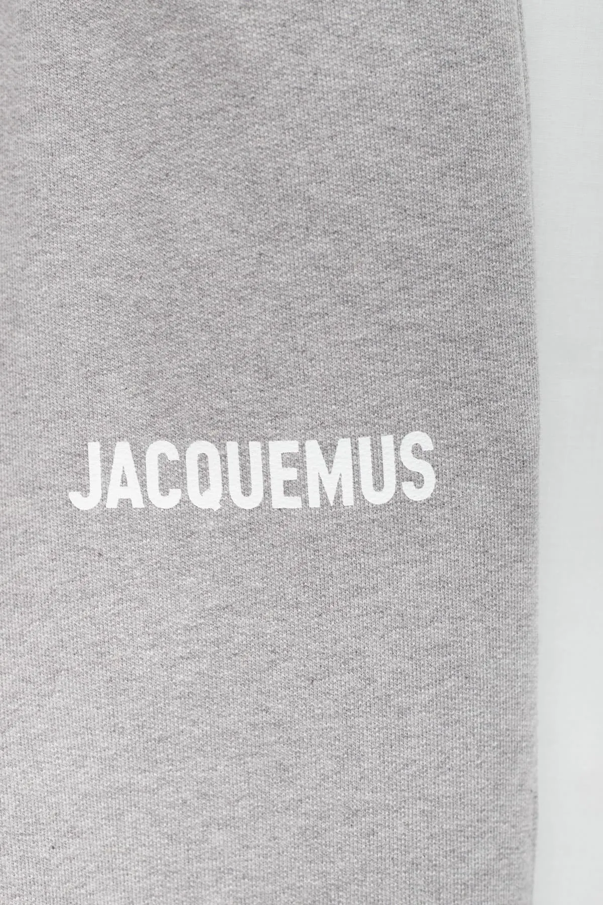 JACQUEMUS GREY MINI LOGO JOGGER PANT