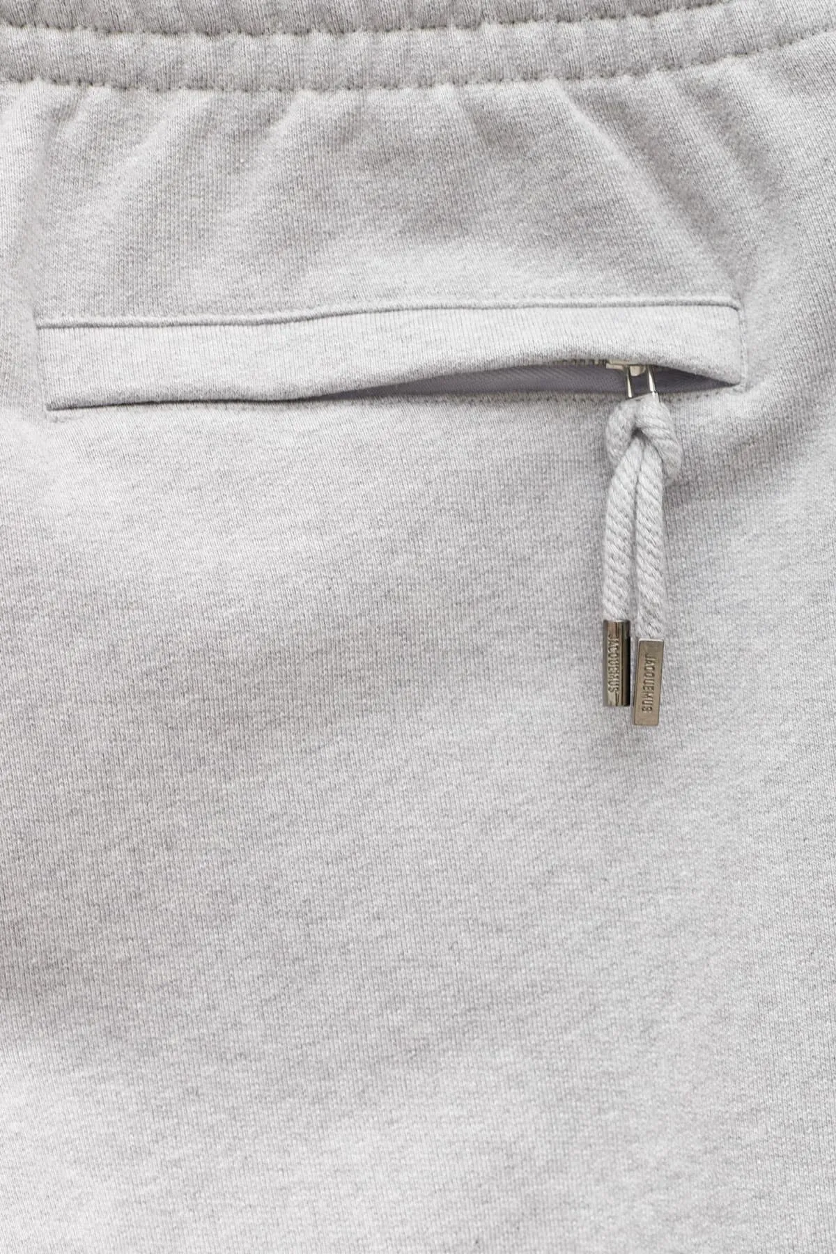 JACQUEMUS GREY MINI LOGO JOGGER PANT