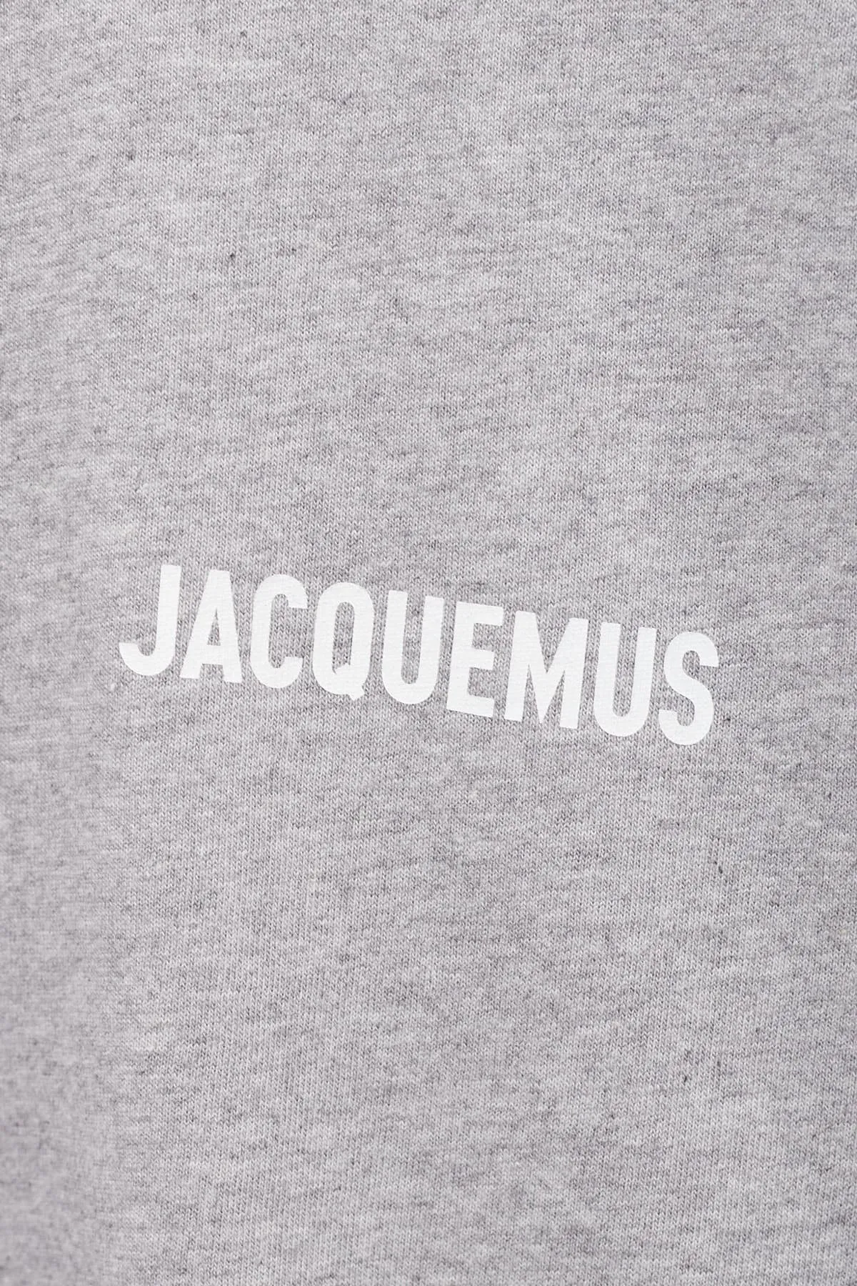 JACQUEMUS GREY MINI LOGO LS TSHIRT
