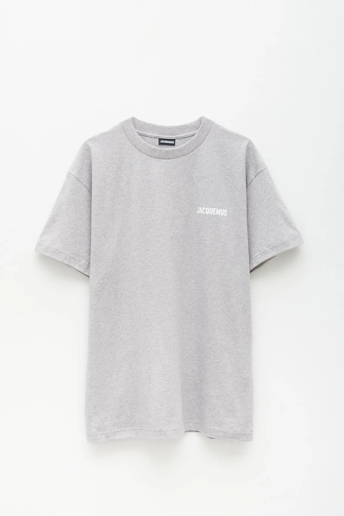 JACQUEMUS GREY MINI LOGO TSHIRT