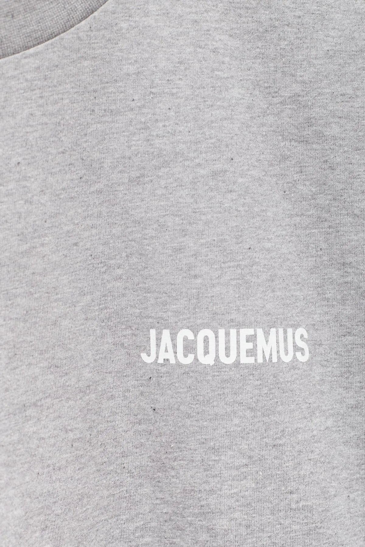 JACQUEMUS GREY MINI LOGO TSHIRT
