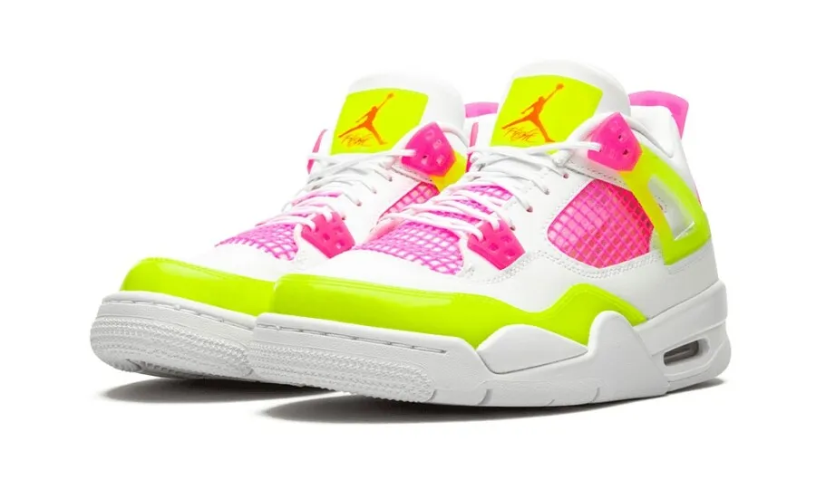 Jordan 4 Retro White Lemon Pink (GS)