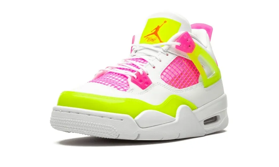 Jordan 4 Retro White Lemon Pink (GS)