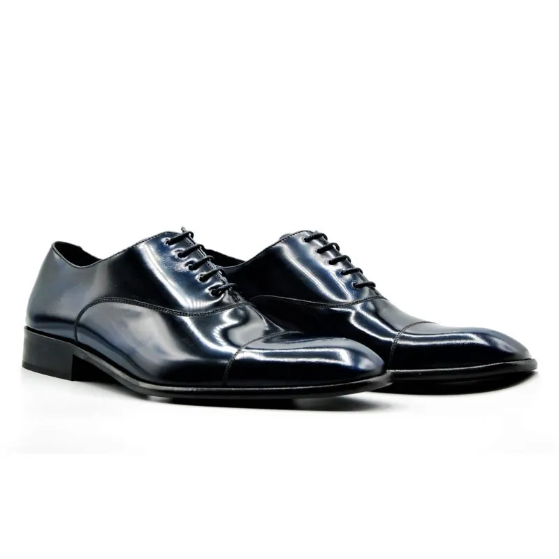 KEEP HONEST 0124 By Angel Infantes Azul Antic cordones vestir hombre