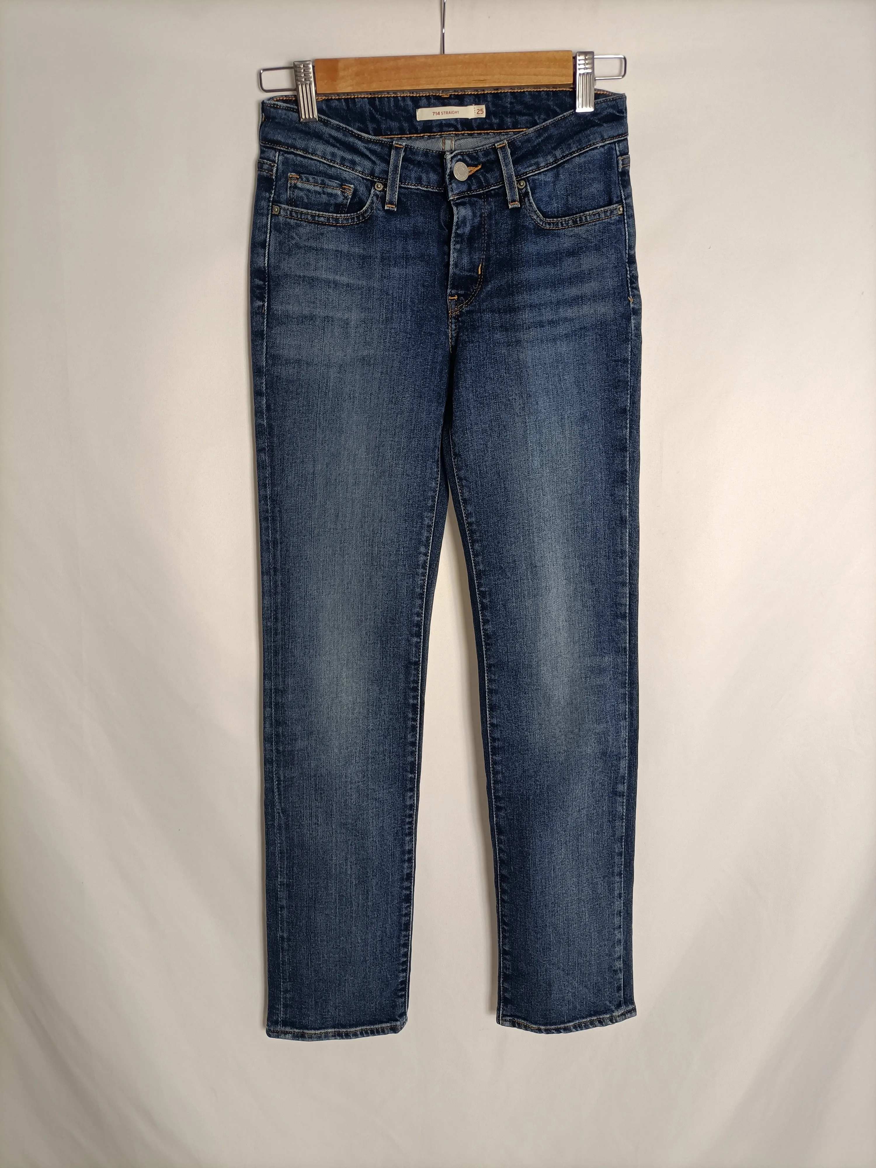 LEVIS. Pantalón denim recto T.u(34)