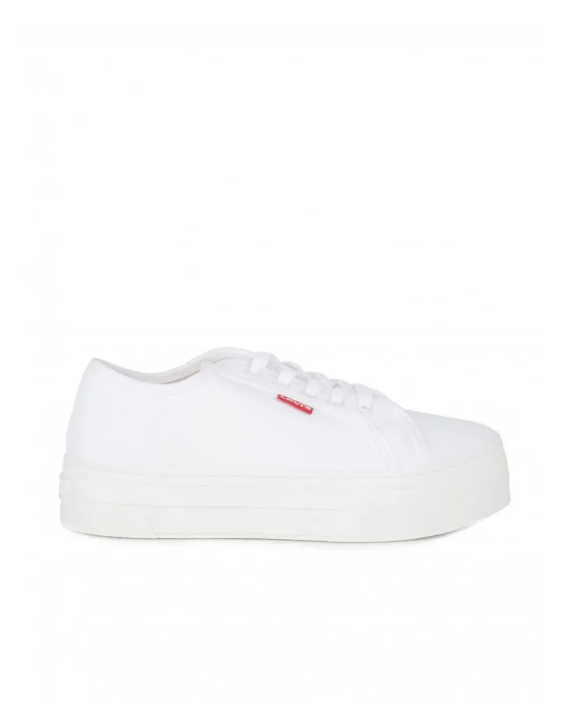 LEVIS Zapatillas Lona Blancas Plataforma
